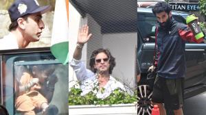 Spotted in the city: Shah Rukh Khan, Ranbir Kapoor with Raha and others