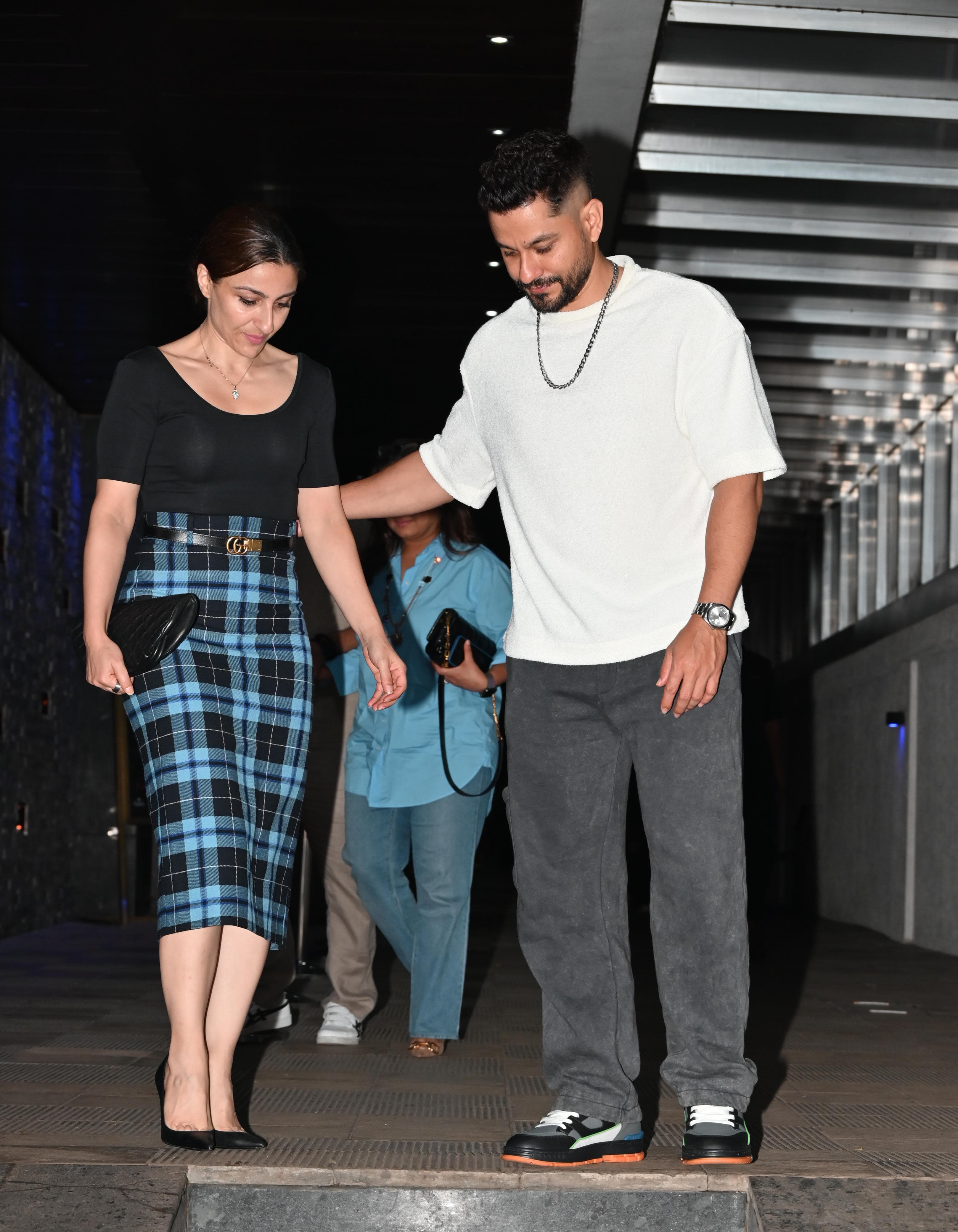 Soha Ali Khan and Kunal Kemm were clicked together