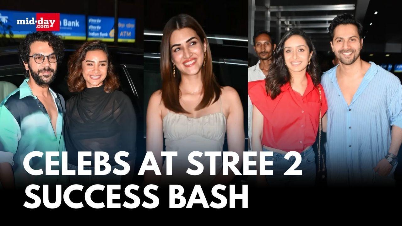 Rajkummar Rao, Shraddha Kapoor, Kriti Sanon attend ‘Stree 2' success bash