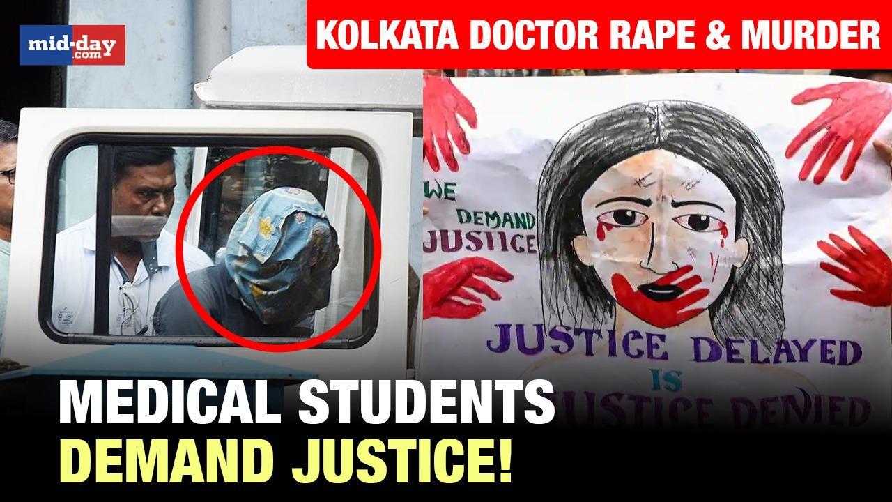 Kolkata doctor rape & murder case: Medical students demand justice