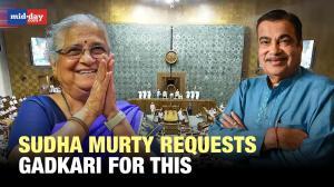 Sudha Murty makes special request to Nitin Gadkari over EV charging system