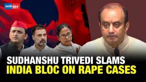 Sudhanshu Trivedi blasts opposition over the recent criminal cases - Watch video
