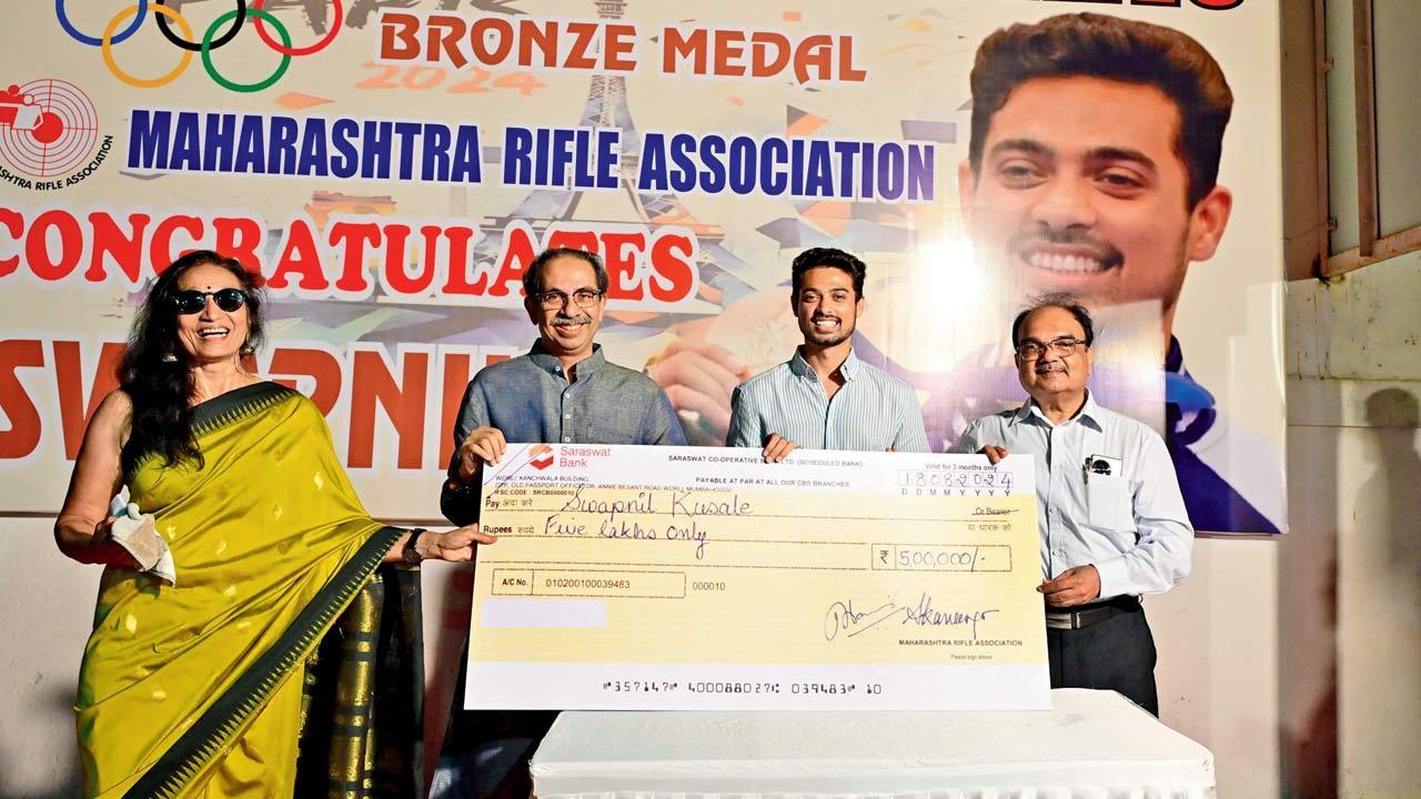 Kusale rewarded Rs 5 lakh by MRA