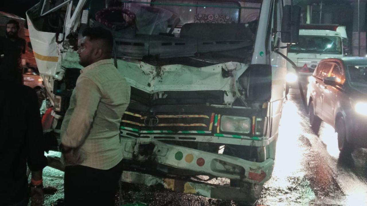 Motorist dies after bike and tempo collide in Thane's Majiwada area
