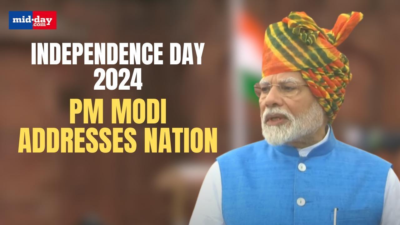 Independence Day 2024: PM Modi addresses nation from Red Fort - WATCH