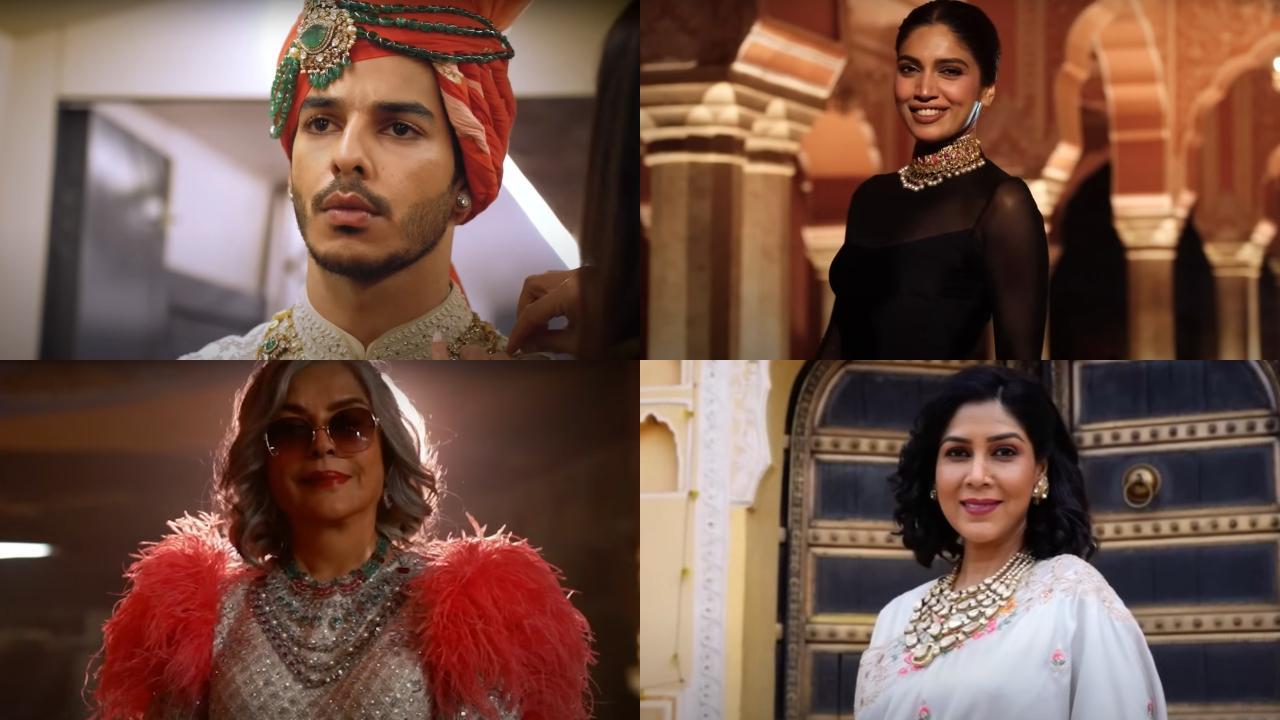 The Royals: Ishaan Khatter, Bhumi Pednekar, Zeenat Aman, and Sakshi ...