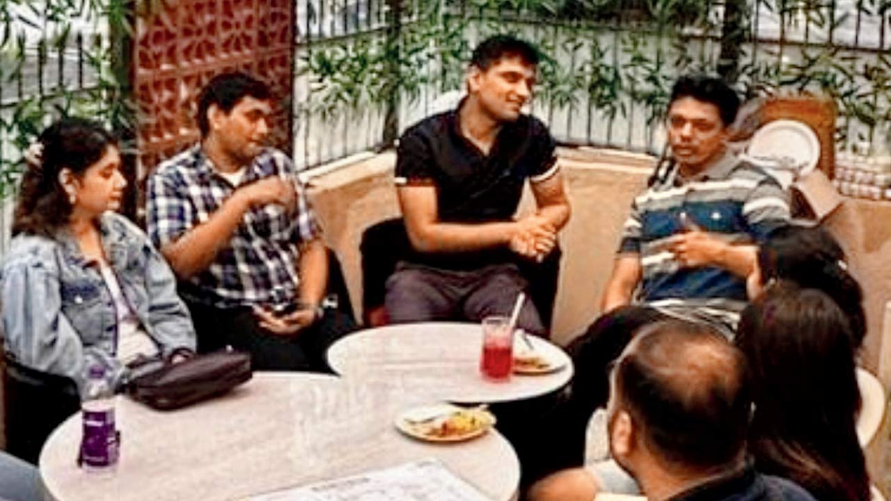 A moment from a previous conversation at the Human Library