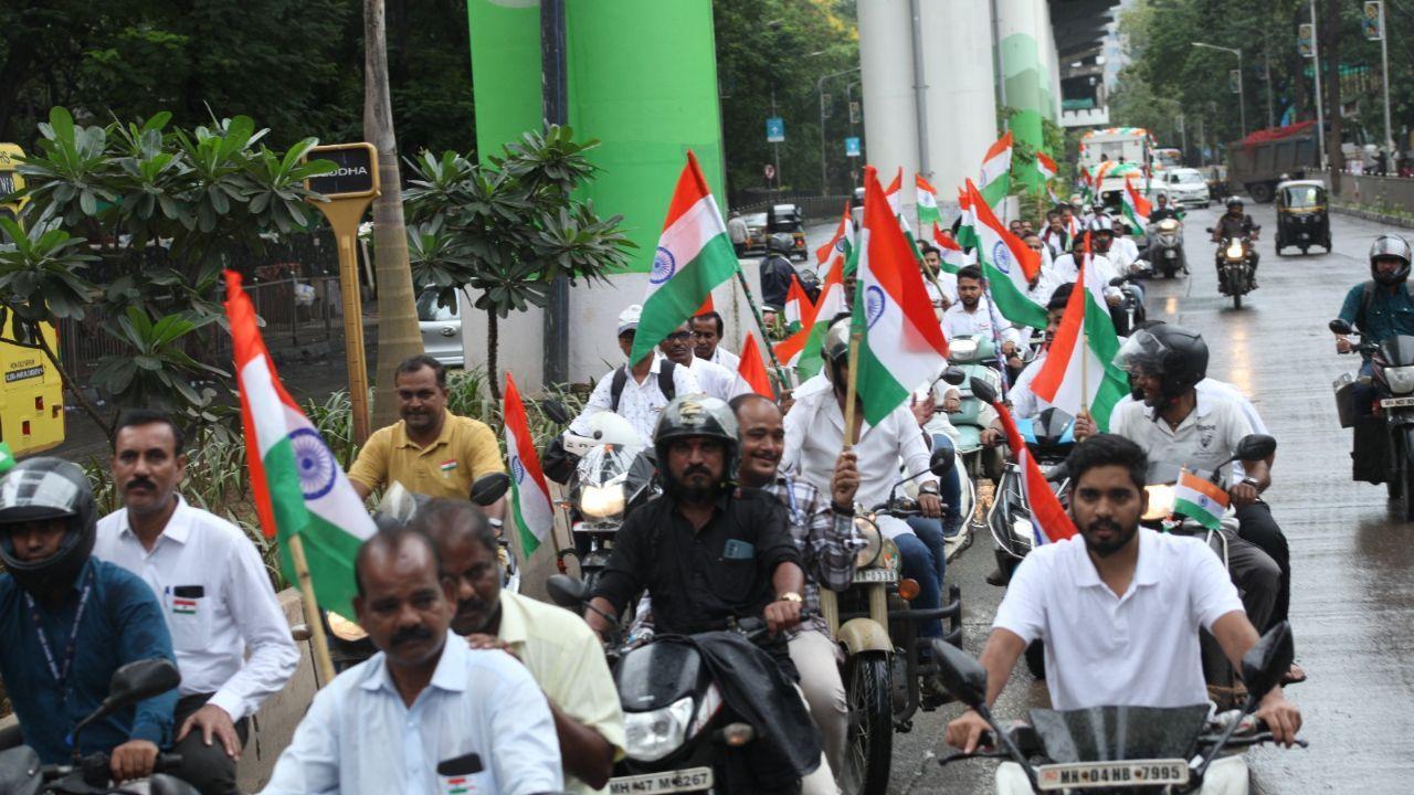 Mumbai civic body holds 'Tiranga yatra' across city