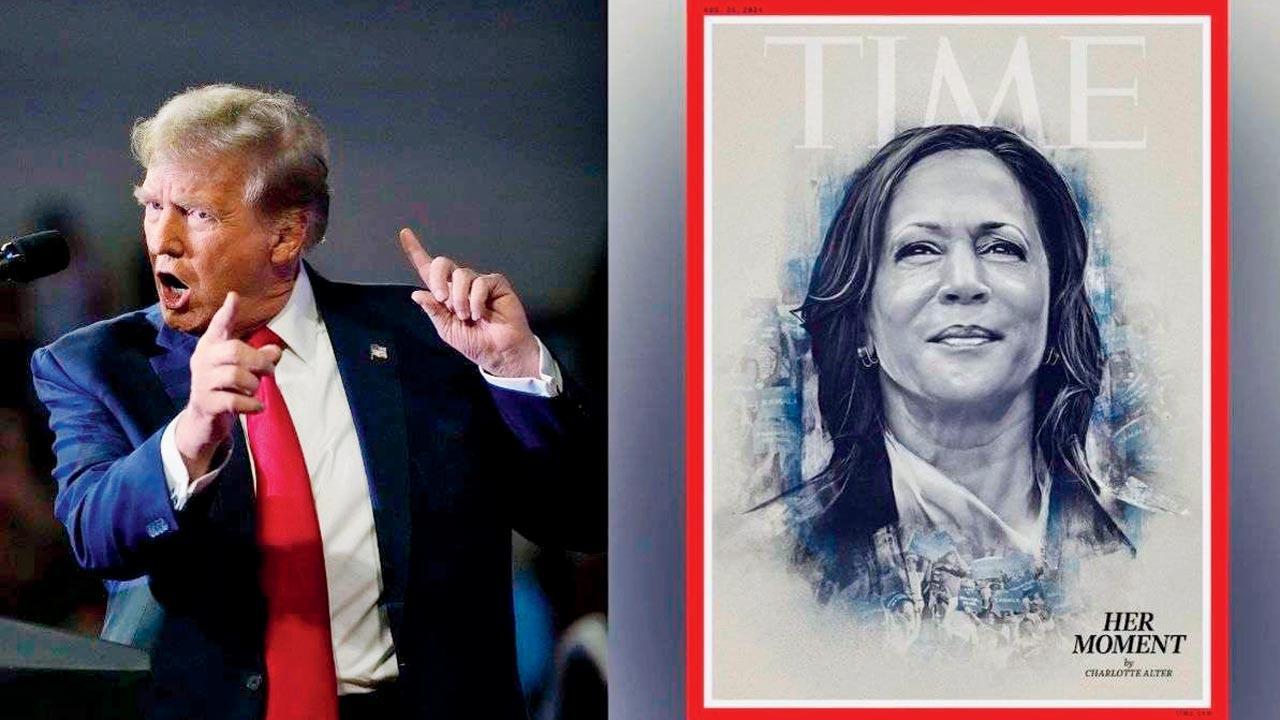 Donald Trump says he’s ‘better looking than Kamala Harris’
