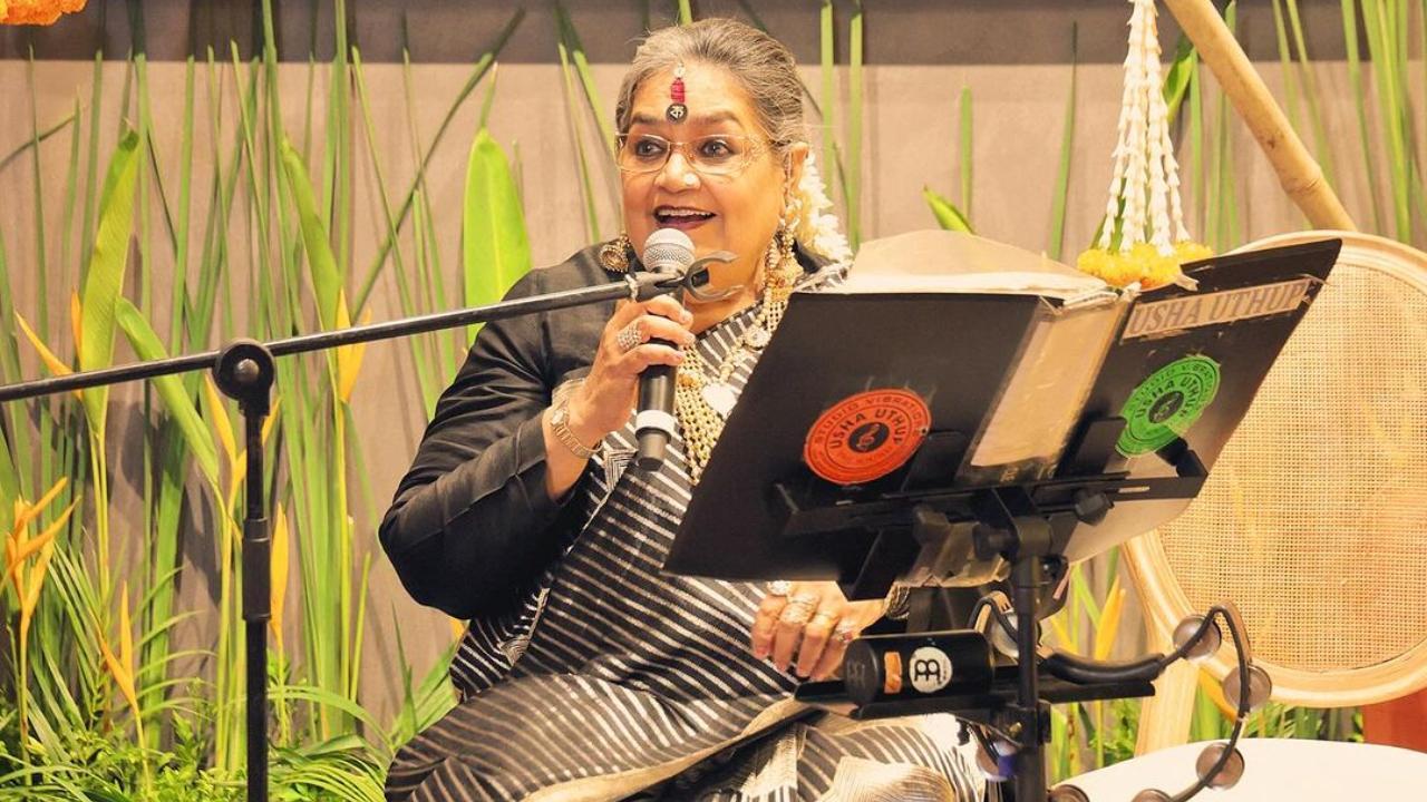 Usha Uthup on doing shows after husband’s death: ‘Sitting at home and crying makes no sense’