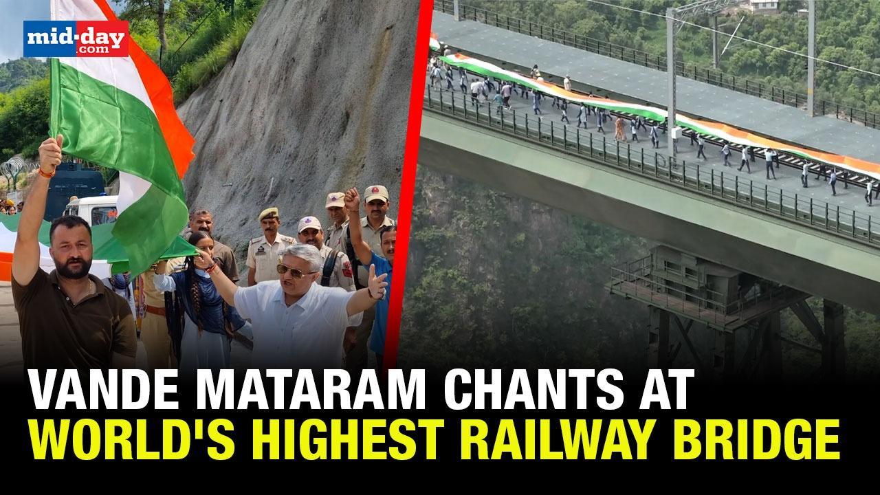 Independence Day 2024:  Indian Flag hoisted on Chenab Railway bridge - WATCH