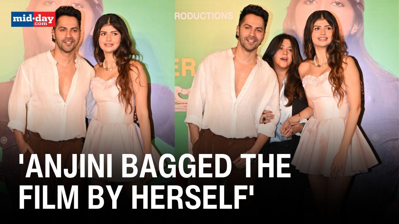 Varun Dhawan launches trailer of niece Anjini Dhawan's debut movie