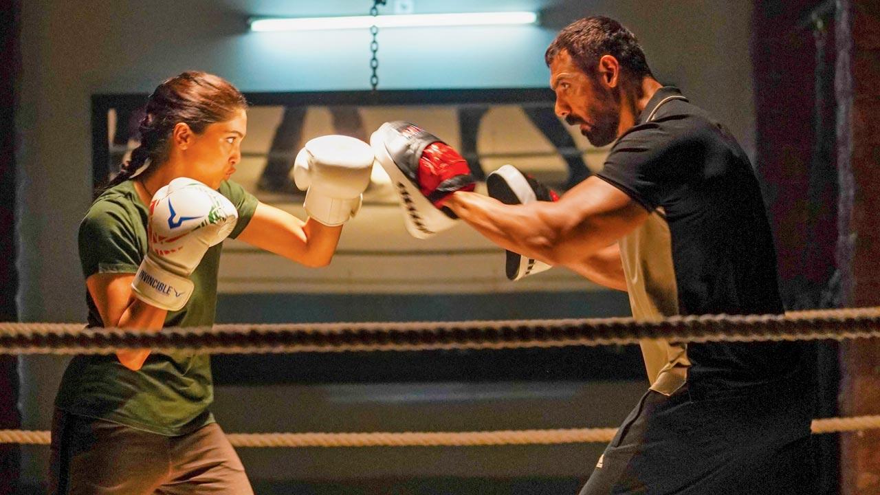 John Abraham plays an ally to Sharvari’s character in the film