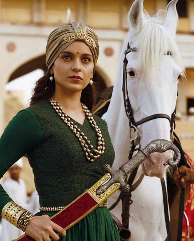 Kangana Ranaut
Kangana Ranaut portrayed Rani Lakshmibai in Manikarnika: The Queen of Jhansi. Rani Lakshmibai was a fierce warrior and a key figure in the 1857 War for Independence. During the filming, Kangana had an accident while performing a sword fight, but just like the character she played, she was back on set shortly after.