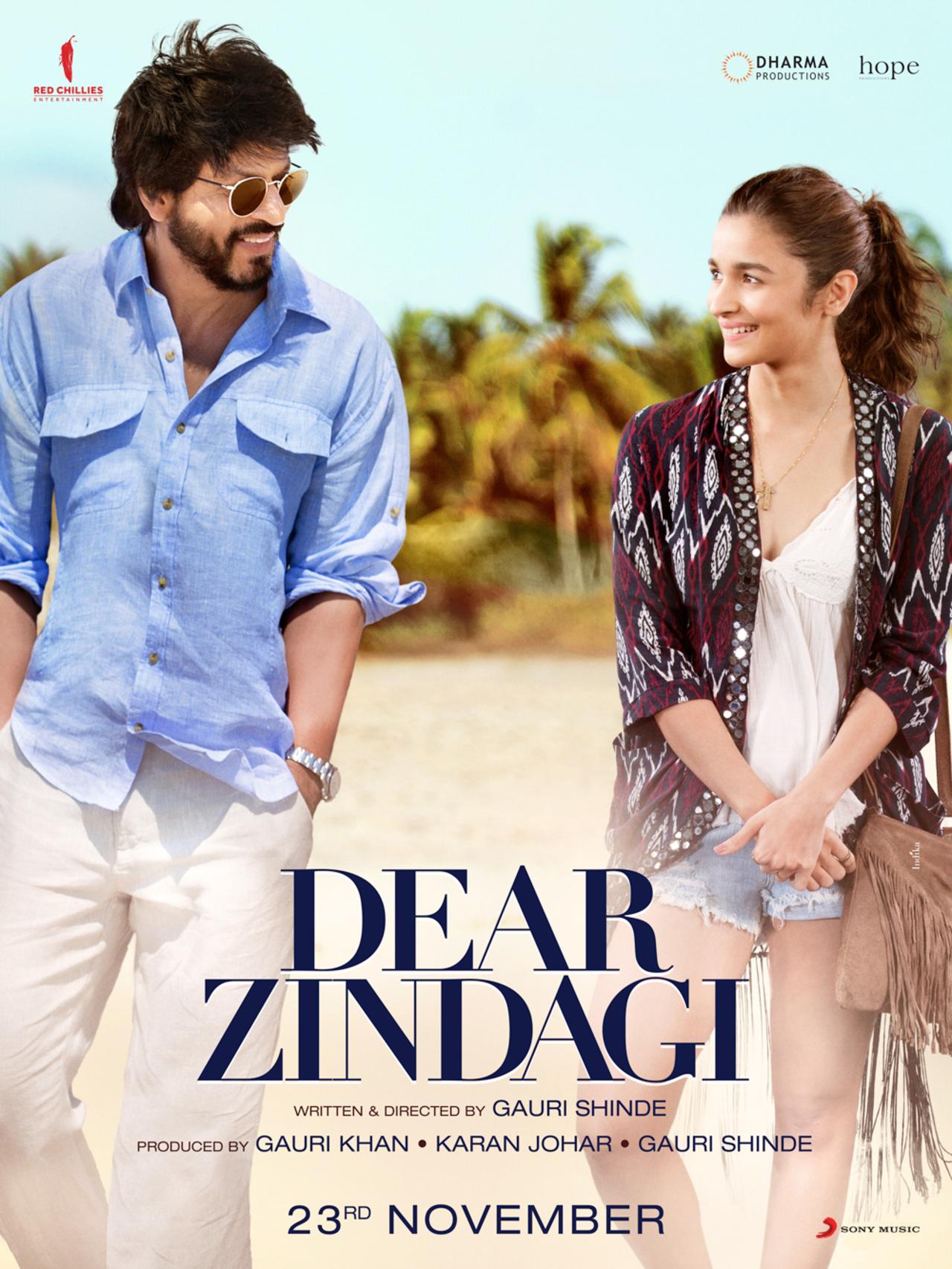 Starring Alia Bhatt and Shah Rukh Khan in a lead role, 'Dear Zindagi' is a heartwarming film that explores the complexities of life and mental health. 