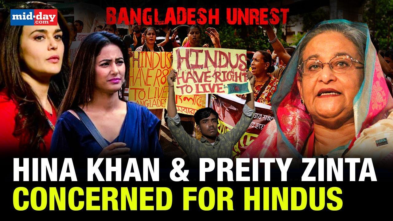 Bangladesh protest: Hina Khan & Preity Zinta speak up for Bangladeshi Hindus
