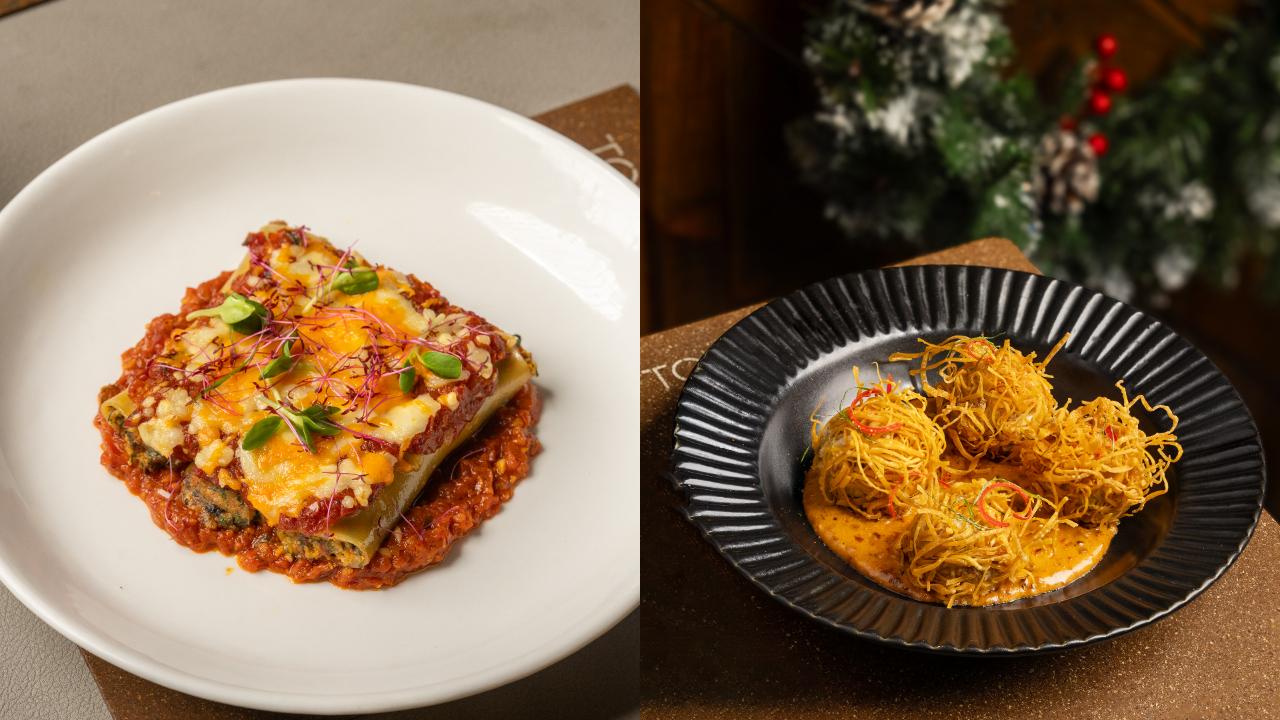 Toast & Tonic, BKC, is celebrating the festive spirit with a specially curated Holiday Edit. The menu features an array of appetizers, mains, and desserts, including Poached Pear and Feta Salad, Truffle Mac n Cheese, Forbidden Forest dessert, among others. Complement your meal with festive cocktails like the classic Yuletide Nog, Merry Mulled Magic, Merry Cherry Tonic, etc.
When: December 15, 2024 to January 1, 2025
Where: Toast & Tonic, BKC, Bandra