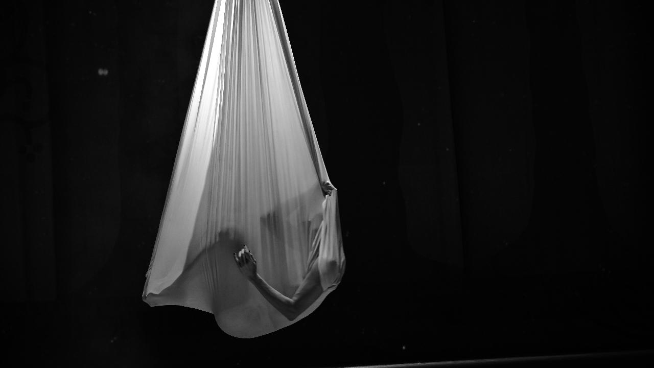 The union of the sari and the wearer was expressed through dance.