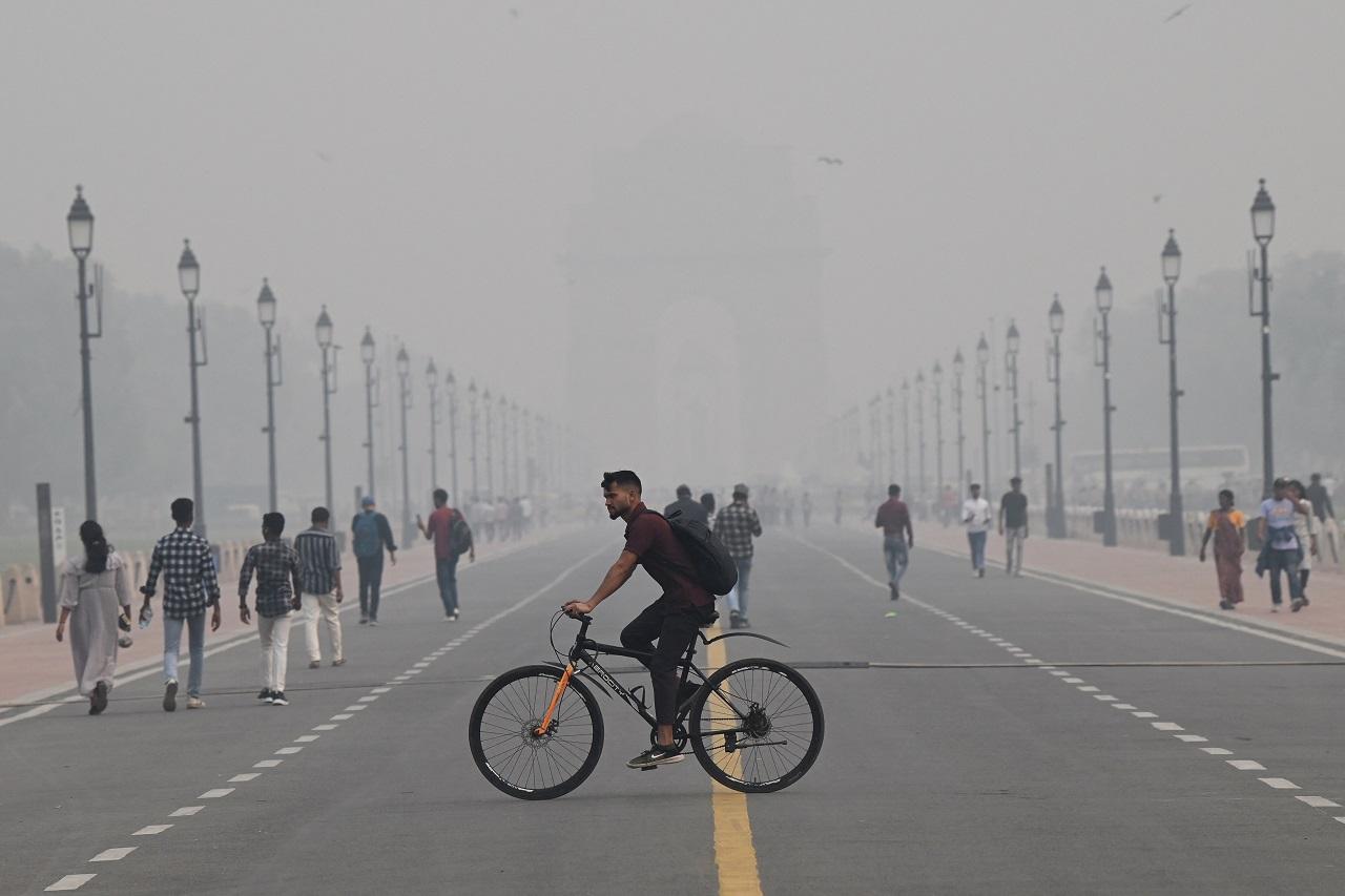 The maximum temperature is expected to rise to around 27 degrees Celsius and the humidity levels were recorded at 89 per cent at 8:30 am, the IMD said