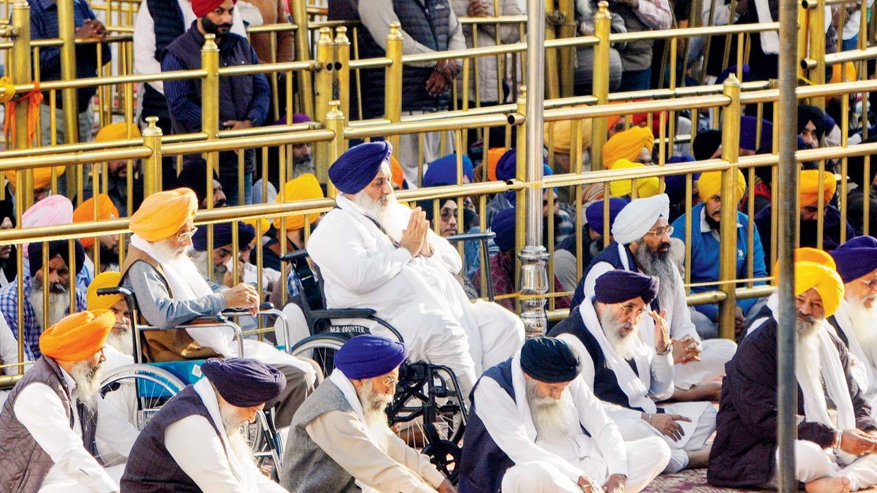 Akal Takht pronounces ‘tankhah’ for Sukhbir Badal