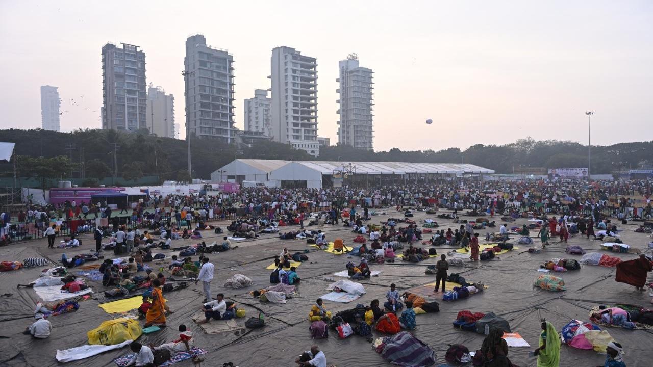 Elaborate arrangements have been made for the visitors at Chaityabhoomi, near Shivaji Park in Dadar