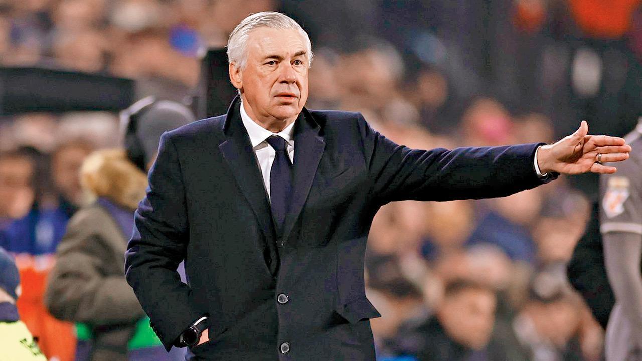 Real boss Ancelotti frustrated with refereeing in 3-3 Vallecano draw