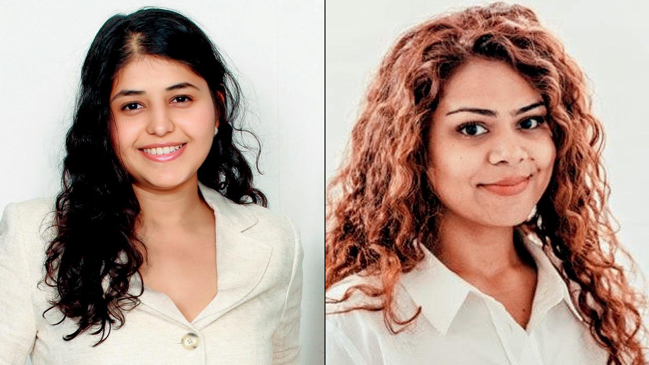 Aneri Mehta and Khushali Chawda