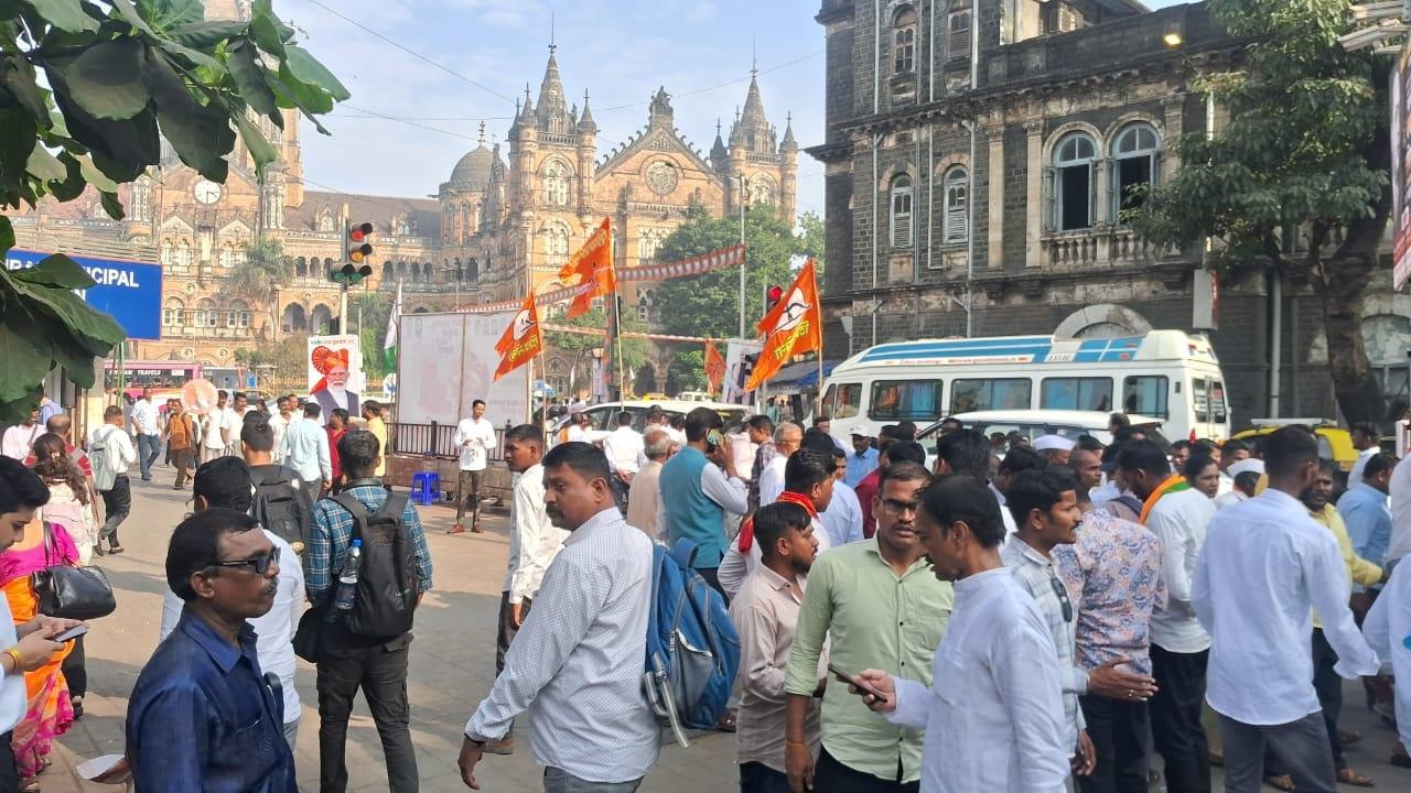 The establishments around Azad Maidan have been instructed to remain closed due to the large number of VIPs visiting the area