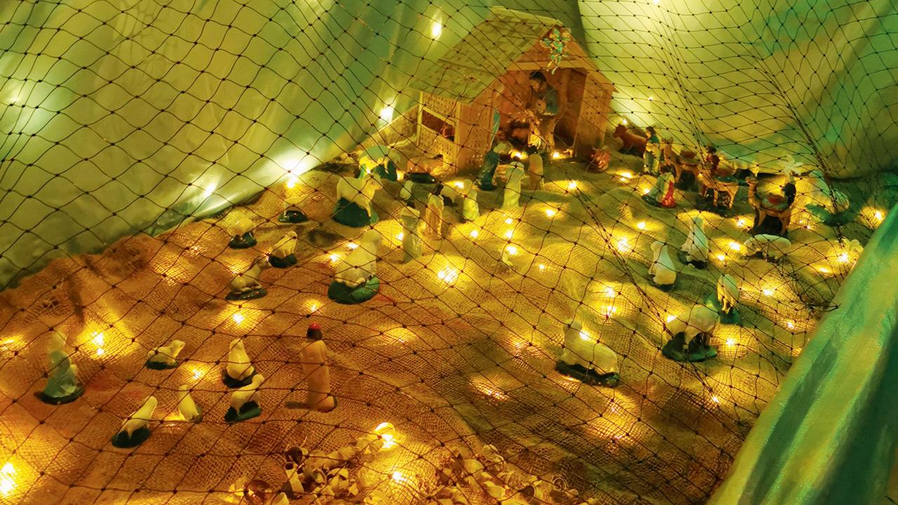 The Nativity scene outside Marol 