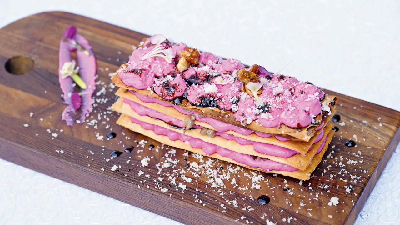 Beetroot Mille Feuille, Mazi, Santacruz