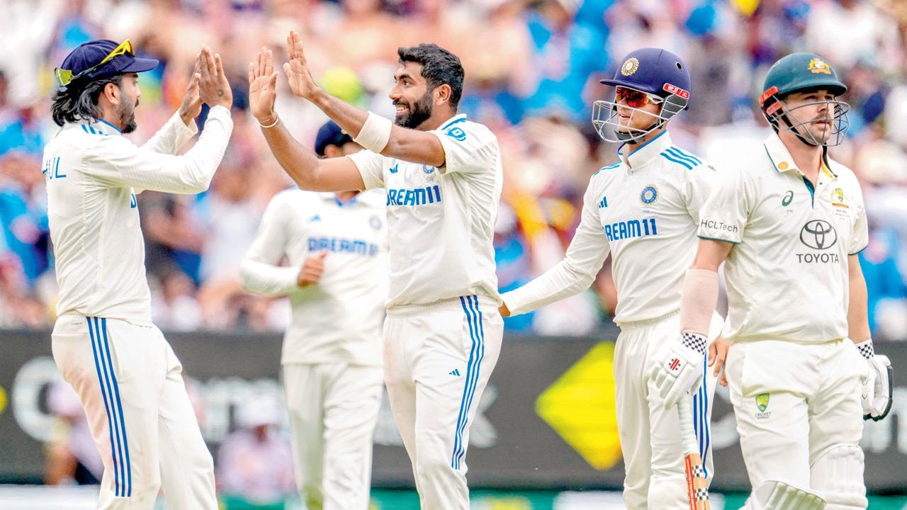 India strike late