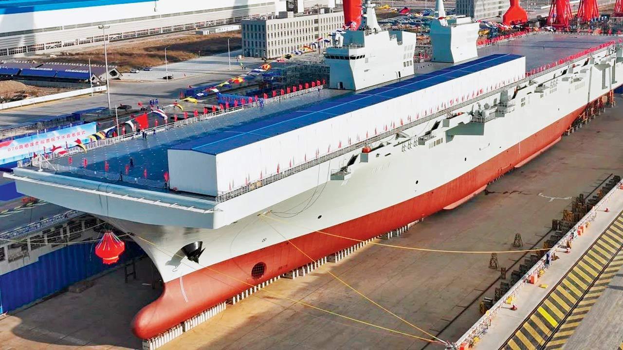 China launches new amphibious assault ship