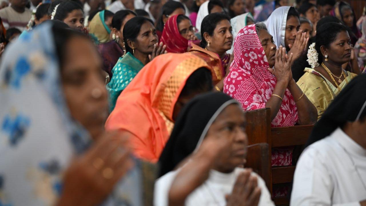 Individuals and families gather to commemorate the birth of Jesus, marking the day with prayers, songs, and blessings