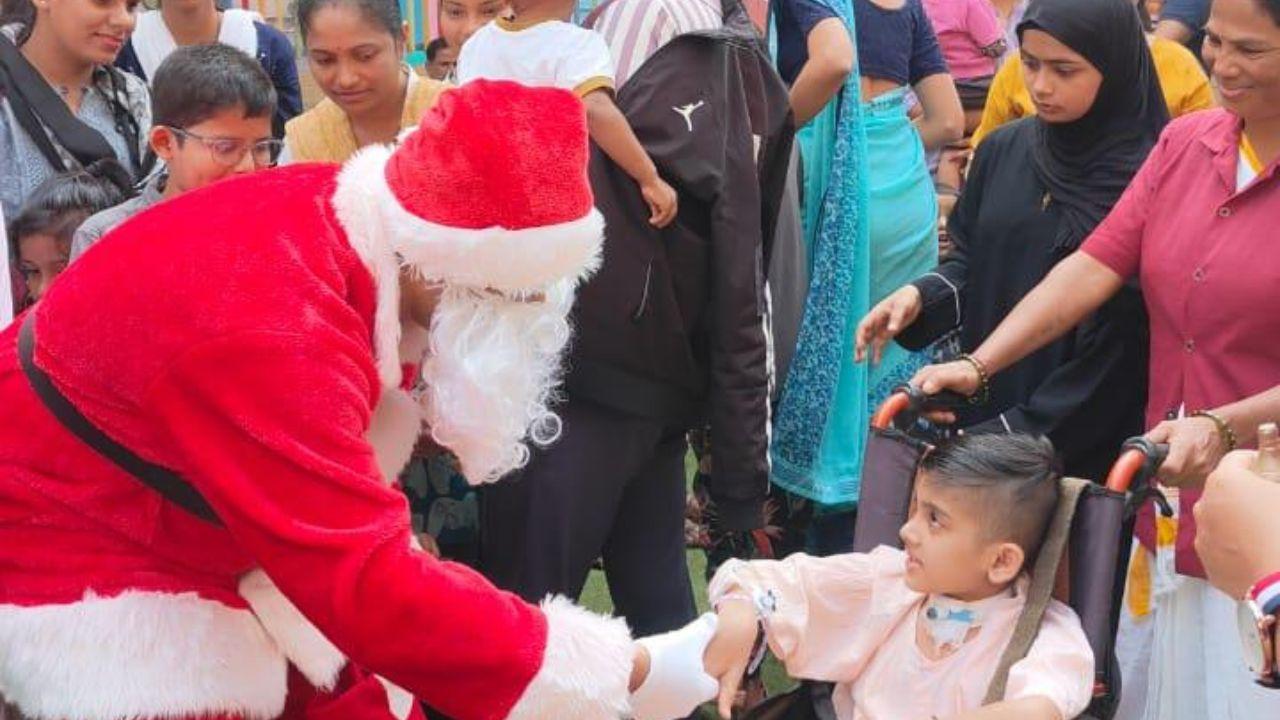 “At Bai Jerbai Wadia Hospital, Christmas is a special occasion that allows us to create moments of joy for our young patients and their families. We want them to know they are warriors, and every step they take is a victory. Seeing their laughter and enthusiasm highlights our commitment to holistic care and emotional well-being,” concluded Dr Minnie Bodhanwala, CEO of Wadia Hospital. Pic/Bai Jerbai Wadia Hospital for Children