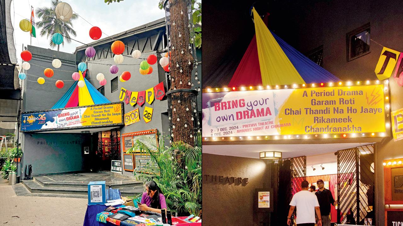 Prithvi Theatre is decked with celebratory décor for the festival