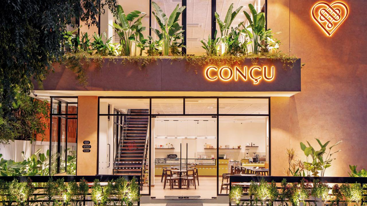 A view of the cafe in Bengaluru