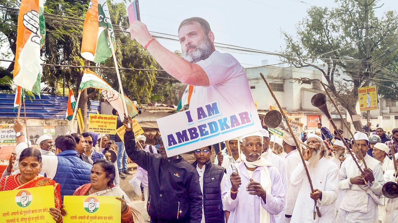 Congress holds nationwide ‘Ambedkar Samman March’