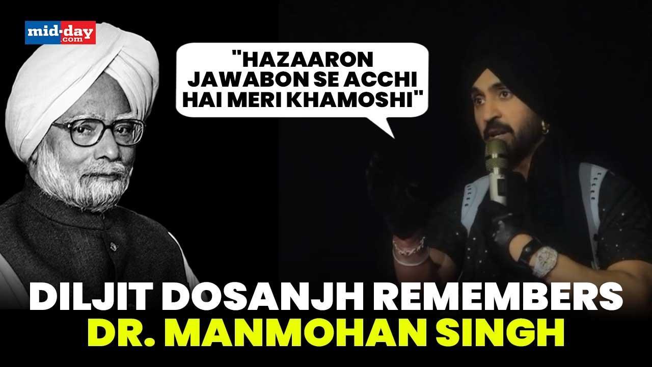 Diljit Dosanjh Dedicates Guwahati Concert to former PM Dr. Manmohan Singh