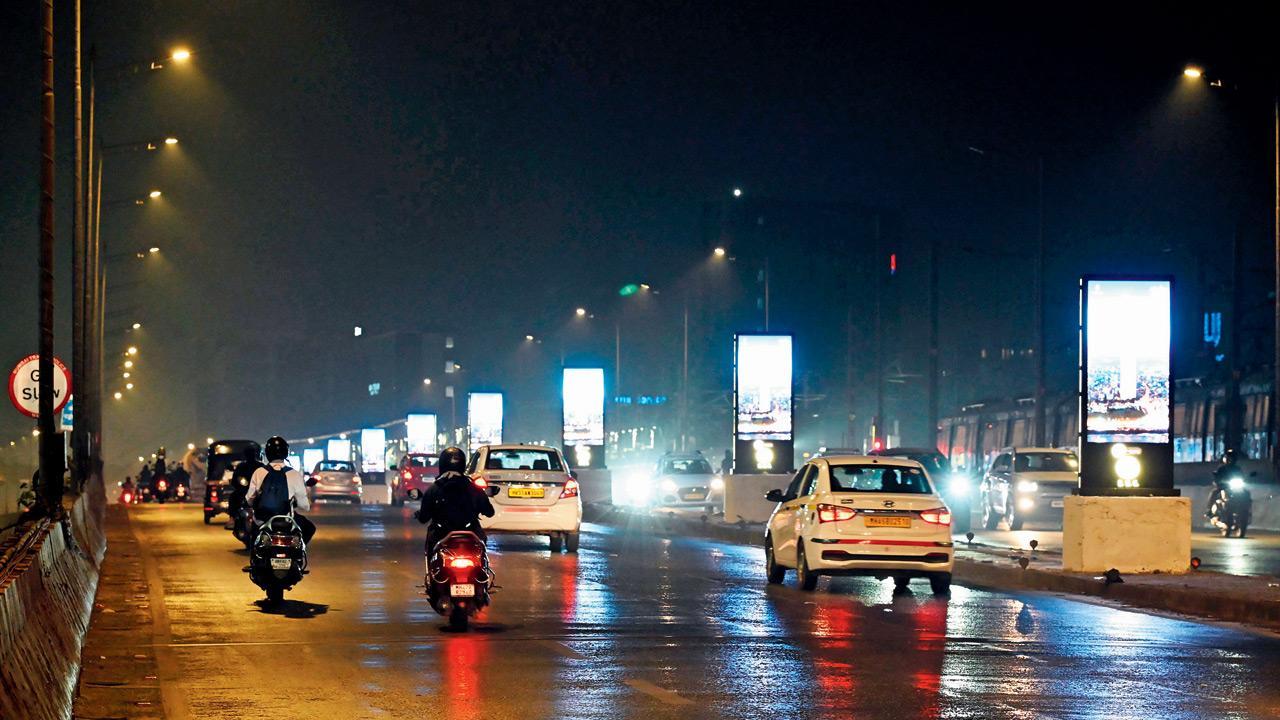 Distracting digital hoardings: Motorists complain about bling billboards on Western and Eastern Express Highways