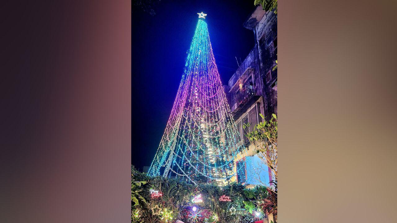 While they were able to decorate it fully initially, after it reached the first floor, they could only decorate it till their hands could reach it. So, it was like a half-decorated tree. After which his sister got married and moved to Houston in the US.