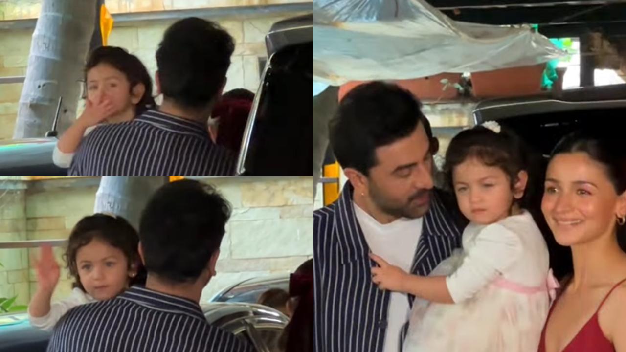 Just how fast the night changes! It has been exactly one year since Ranbir Kapoor and Alia Bhatt introduced their baby princess Raha to the world. Now, one year later, Raha is all grown up, wishing paparazzi 