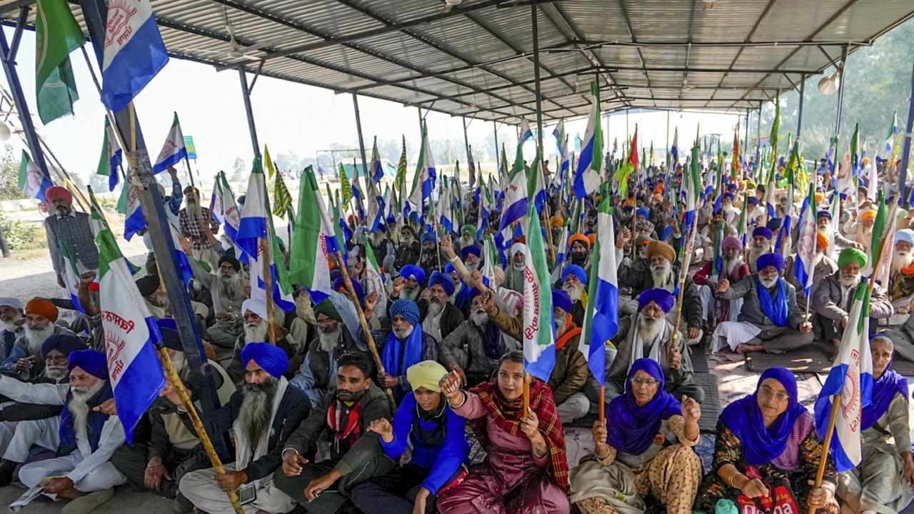IN PHOTOS: Farmers 'Dilli Chalo' protest march