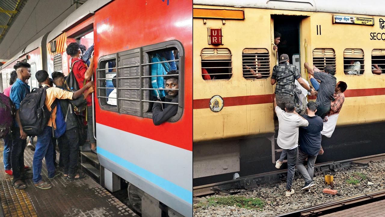 Indian Railways adds 267 general coaches for unreserved passengers on Central Railway and Western Railway