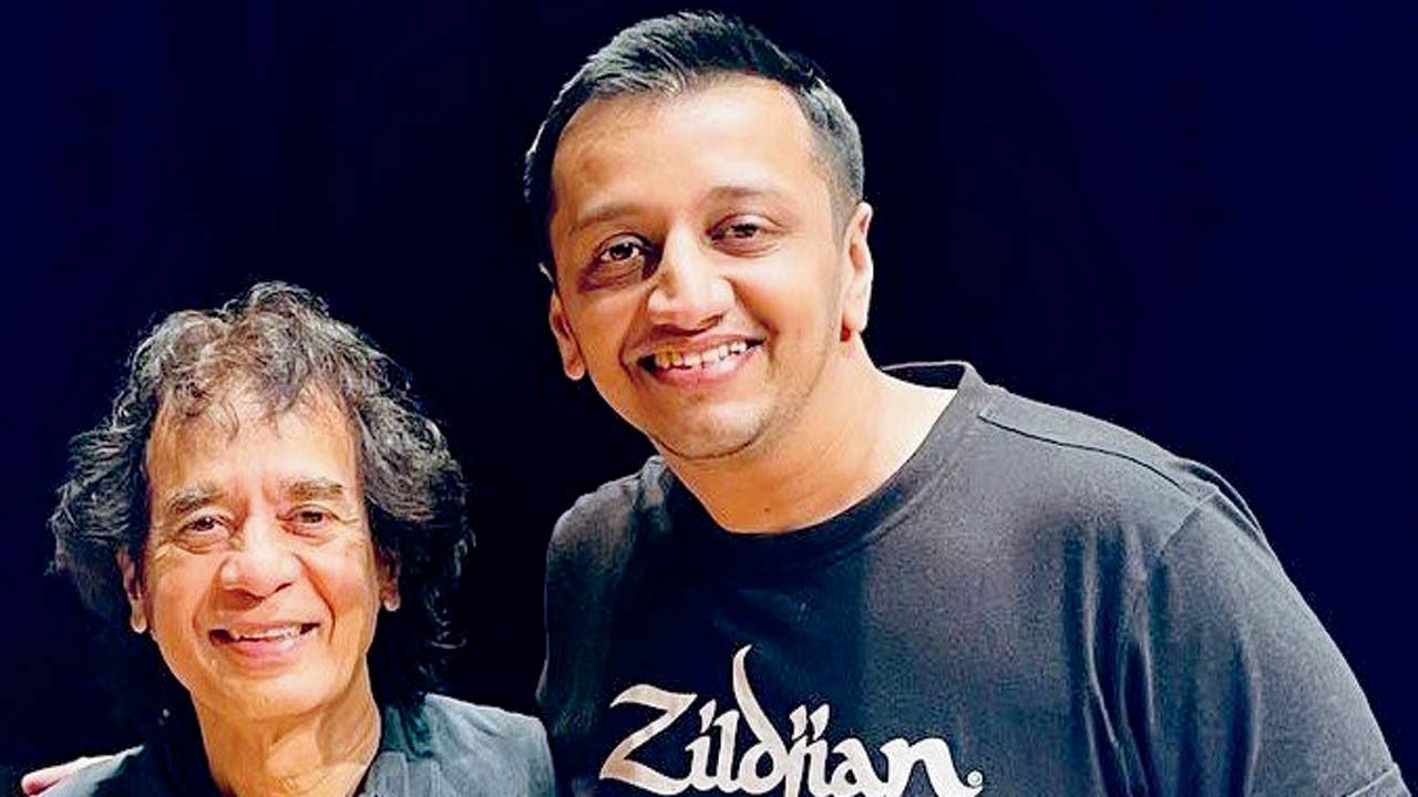 Darshan Doshi with Hussain in Singapore