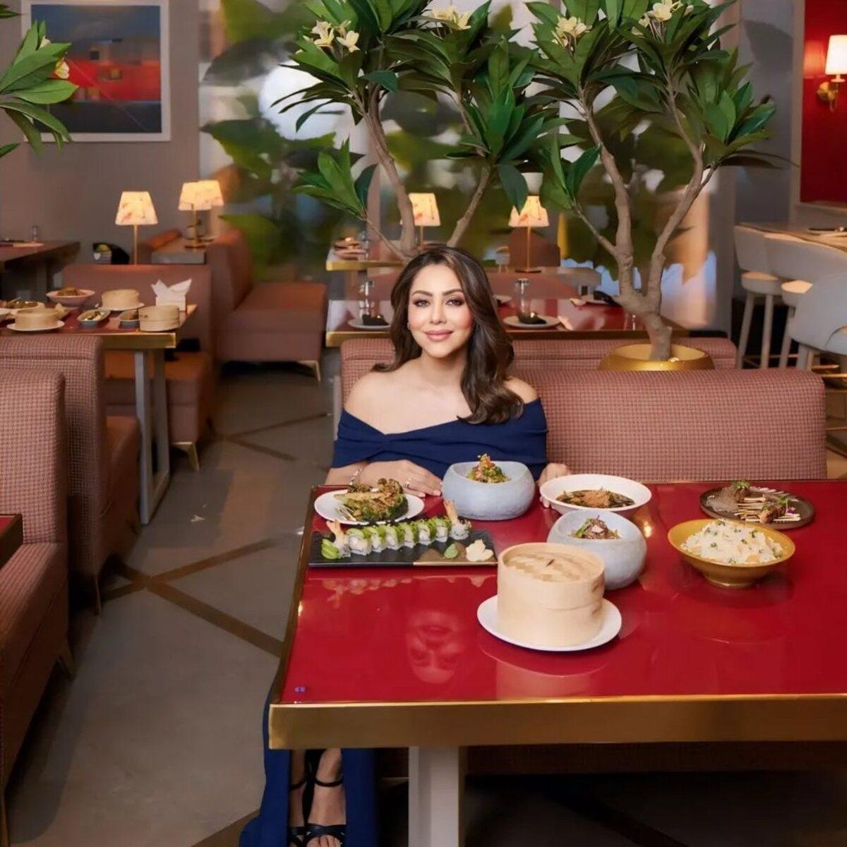 Gauri Khan has a significant role in designing and conceptualising this restaurant and her influence is visible on the visitors specially the affluent ladies who come to visit and lunch in the place.