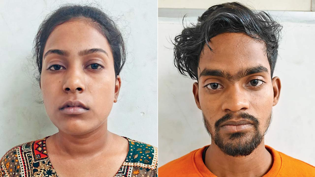 Mahima Nishad and Rajnish Shivdhan Arya from whom the loot was recovered
