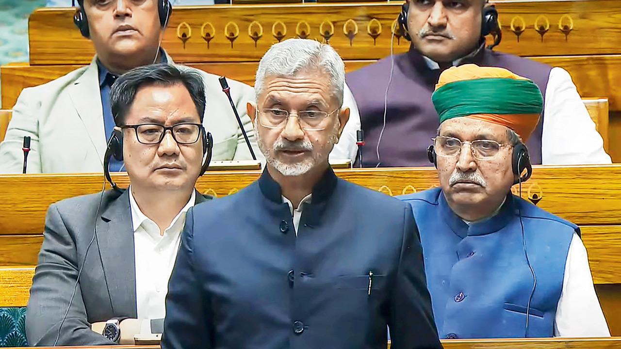 Restoration of peace basis for India-China relationship: Jaishankar