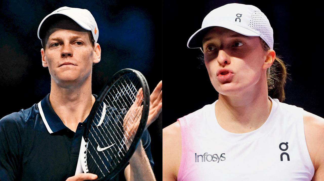 Jannik Sinner and Iga Swiatek