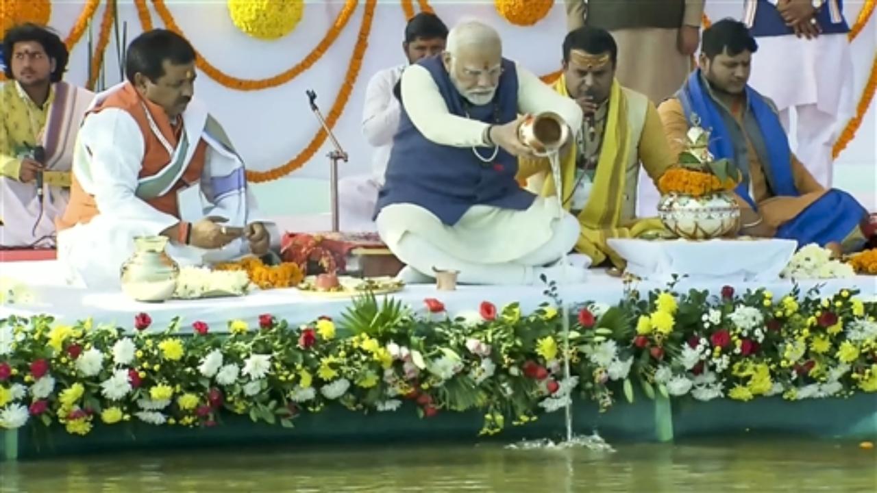 The Prime Minister will inaugurate projects worth Rs 5,500 crore, including road, rail, and infrastructure upgrades. Key infrastructure projects include 10 new Road Over Bridges (RoBs), flyovers, permanent Ghats, and riverfront roads to improve connectivity.