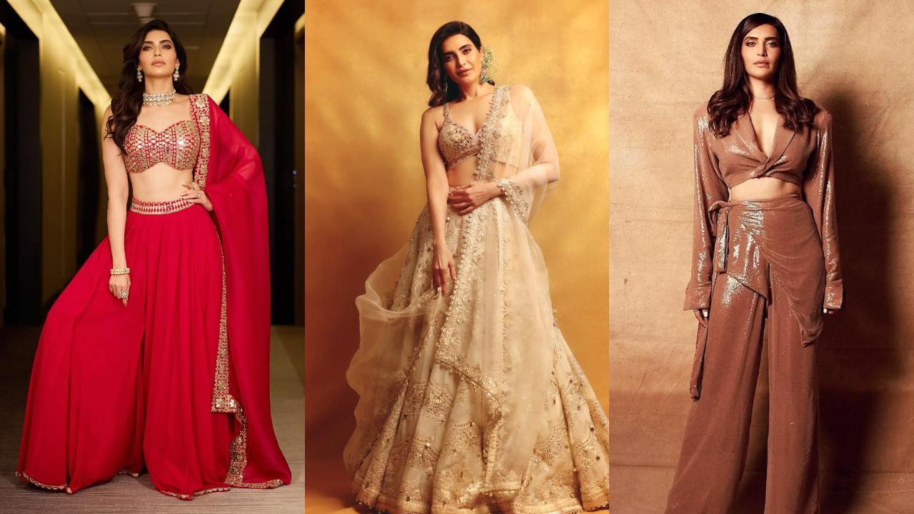 Karishma Tanna’s style guide for perfect wedding looks: From haldi to reception